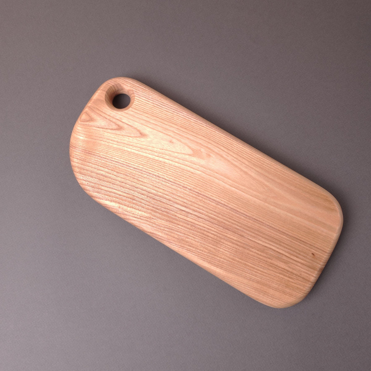 Handmade Wooden Cutting Board Classic Elongated Shape Ash Wood - Best Gift For Mother