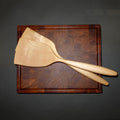 Set of 2 Handcrafted Linden Wood Spatulas: A Must-Have for Your Kitchen