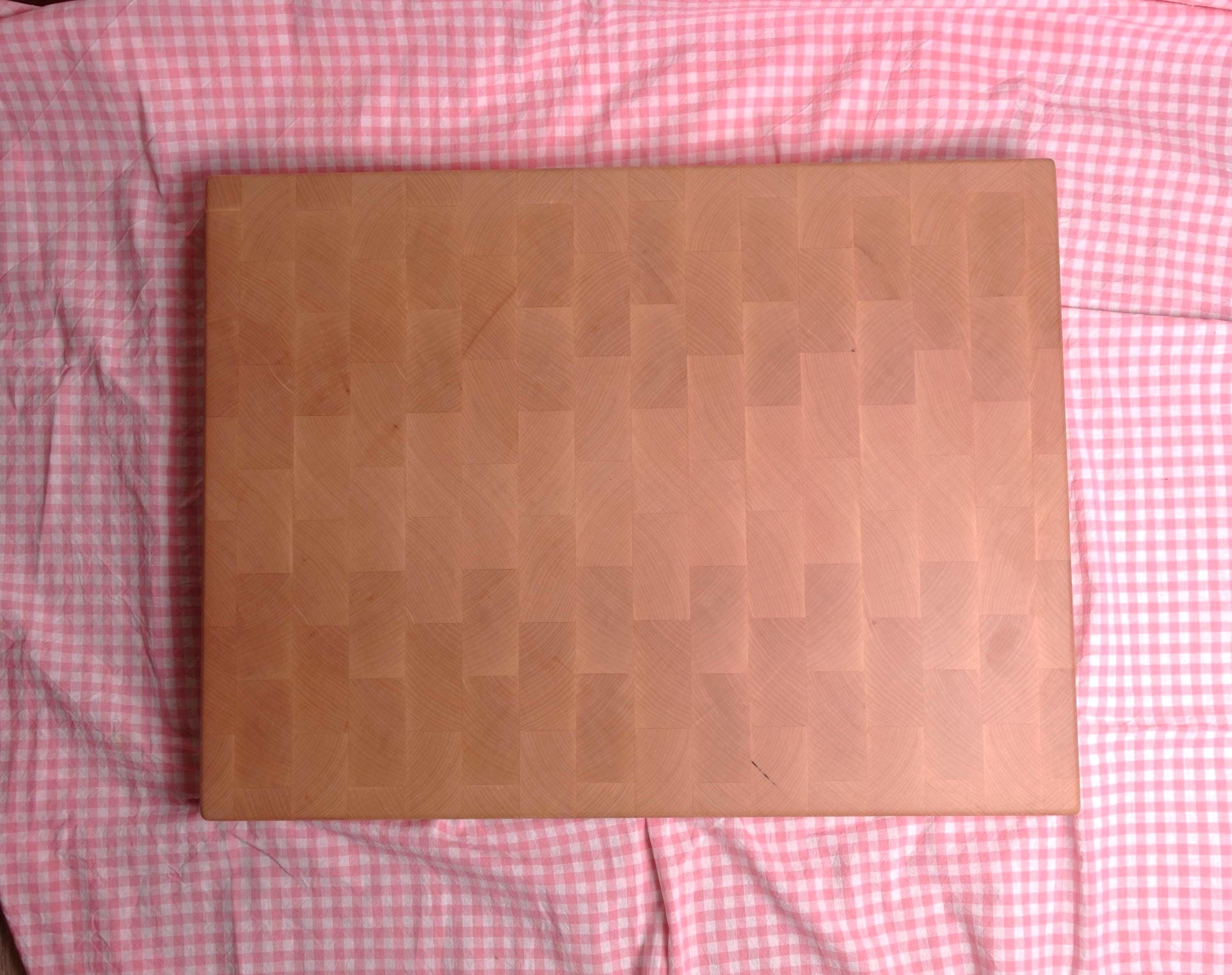 XXXL Size Handmade End Grain Maple Cutting Board Large With Juice Groove and Handles - Best Solution For a Chef