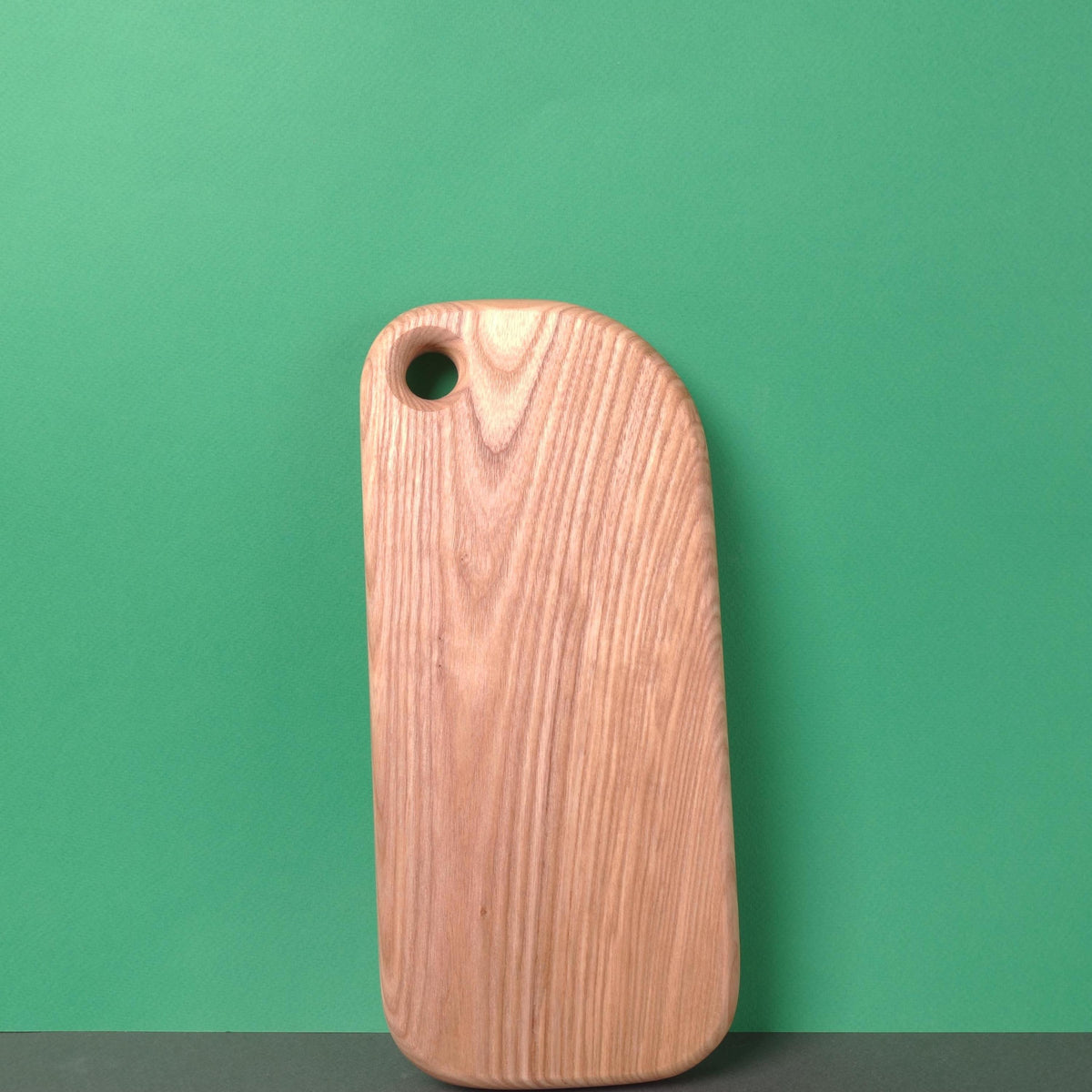 Handmade Wooden Cutting Board Classic Elongated Shape Ash Wood - Best Gift For Mother