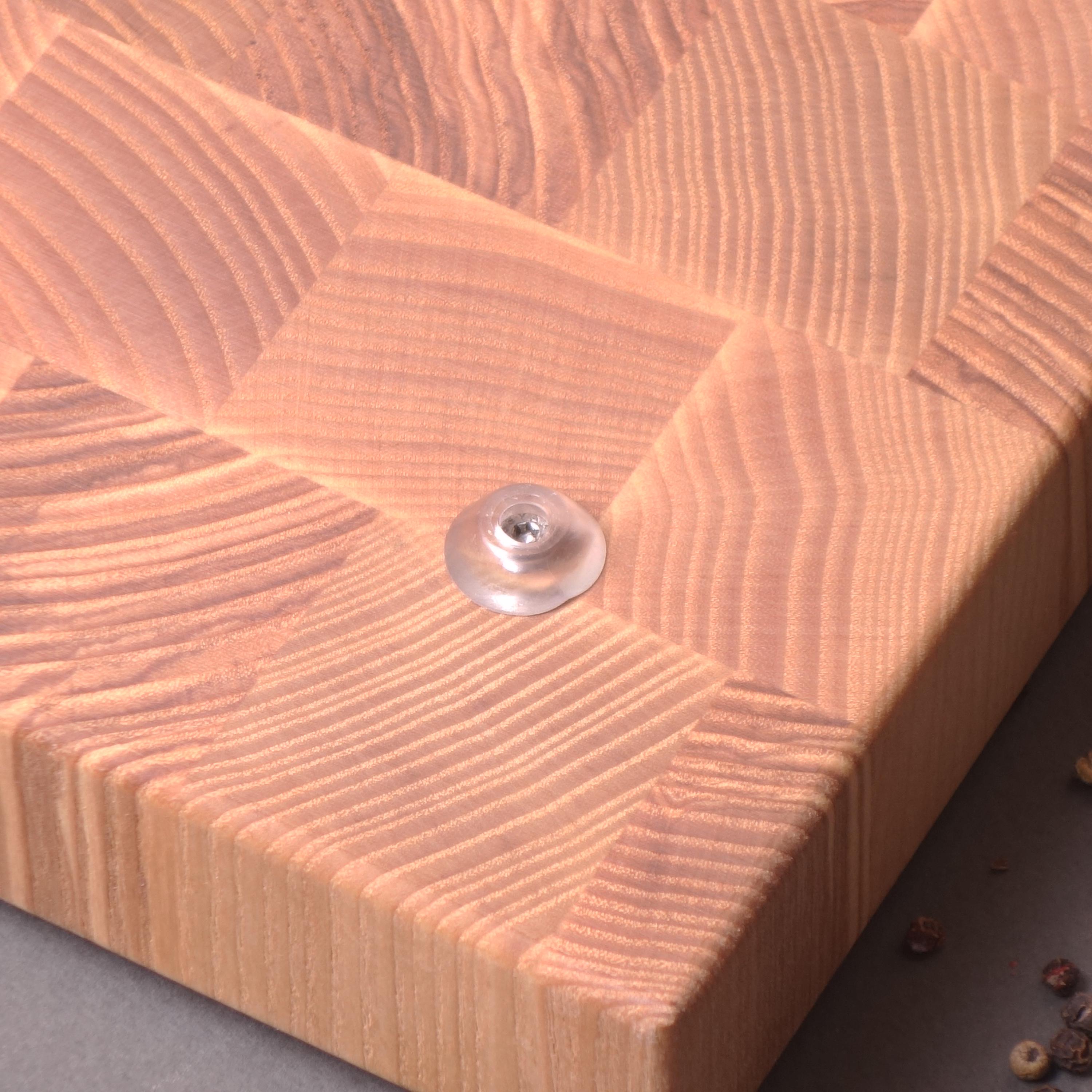 Large Handmade End Grain Wooden Cutting Board Ash Wood With Rubber Feet - Best Gift For Mother's Day