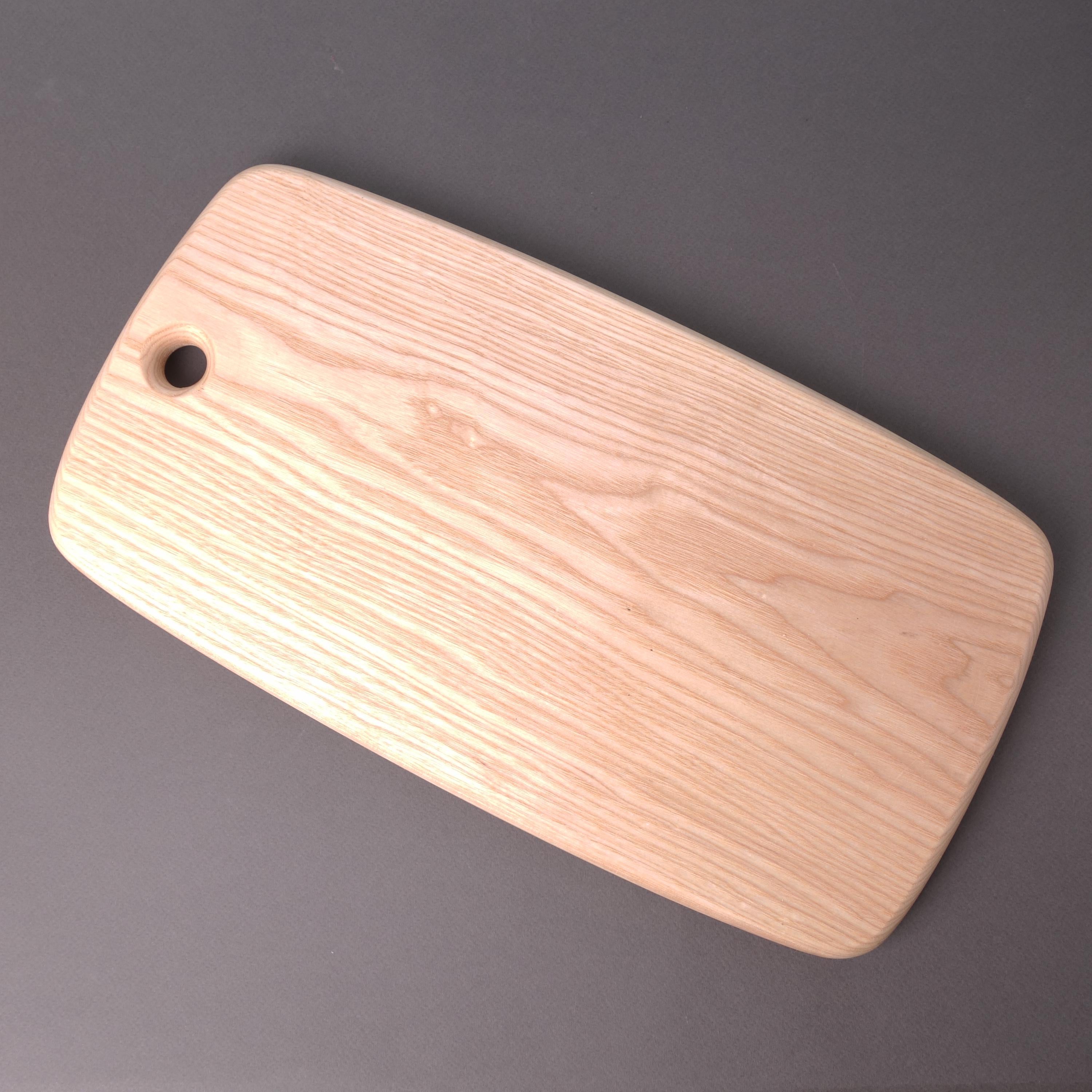 Handmade Wooden Cutting Board Classic Rectangular Shape Ash Wood - Best Gift For Mother's Day