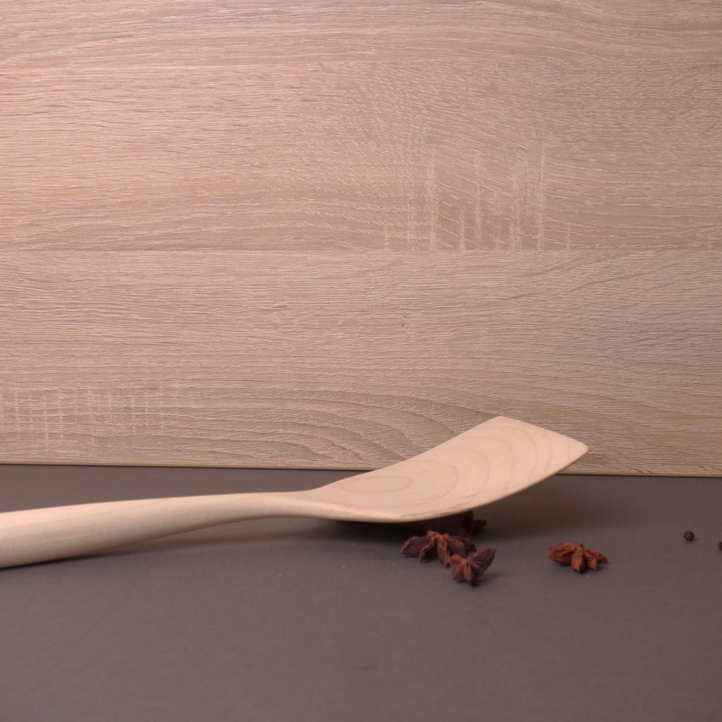 Set of 2 Handcrafted Linden Wood Spatulas: A Must-Have for Your Kitchen
