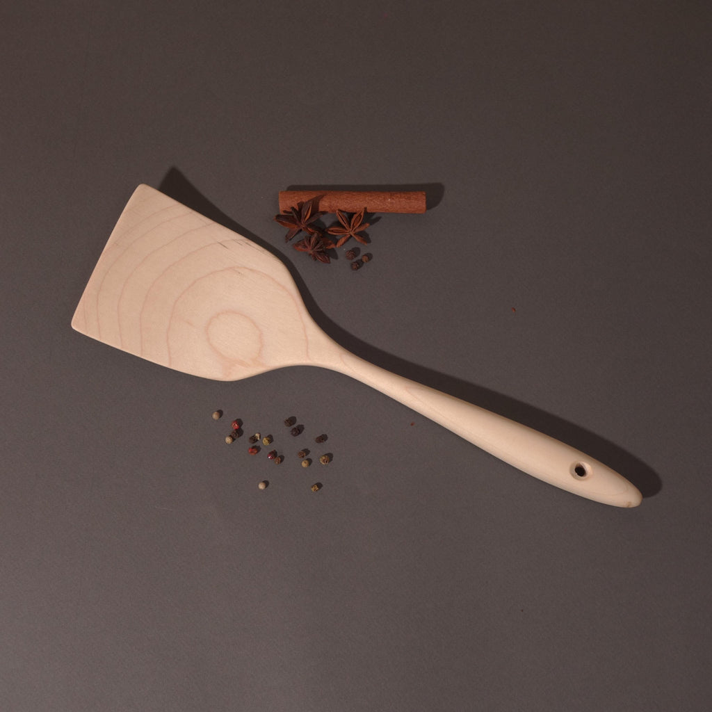 Set of 2 Handcrafted Linden Wood Spatulas: A Must-Have for Your Kitchen